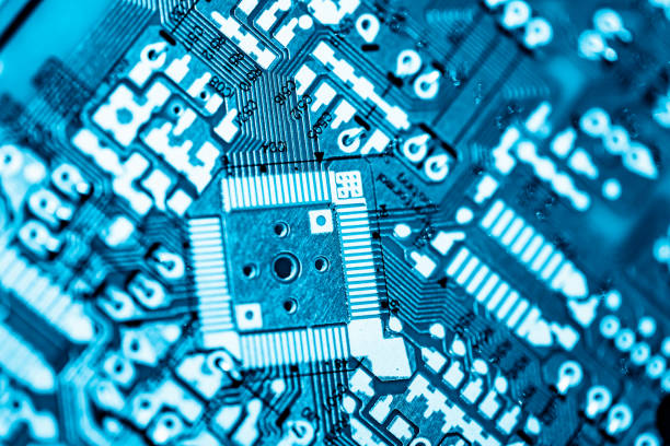 istock Abstract,close up of Mainboard Electronic background.(logic board,cpu motherboard,circuit,system board,mobo) 1566325900