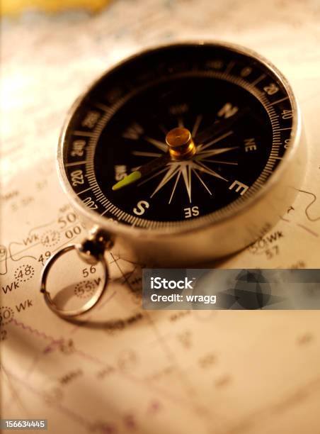 Compass Chart Numbers Compass And Chart Stock Photo - Download Image Now - Brass, Cartography ...