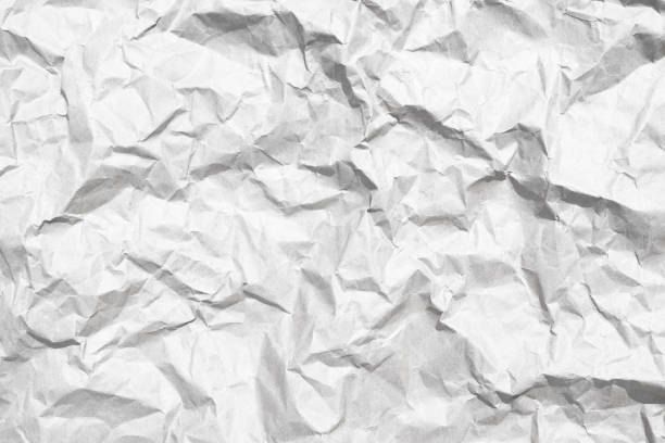 old texture white gray style vintage cardboard sheet of empty paper background. - paper crumpled letter ideas imagens e fotografias de stock