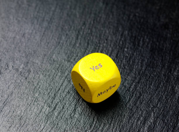 istock Yes on a Wooden Yellow Dice 156636127