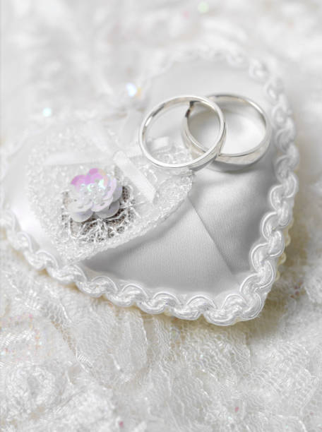 istock Wedding Rings and  Love Heart 156637019