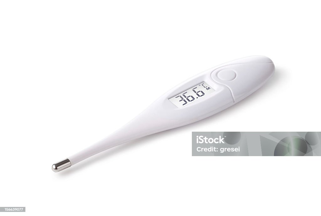 Termômetro Digital - Foto de stock de Figura para recortar royalty-free