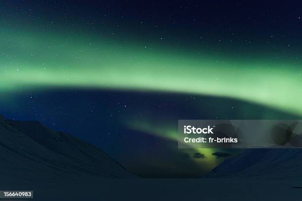 Aurora Boreale - Fotografie stock e altre immagini di Ambientazione esterna - Ambientazione esterna, Aurora boreale, Blu