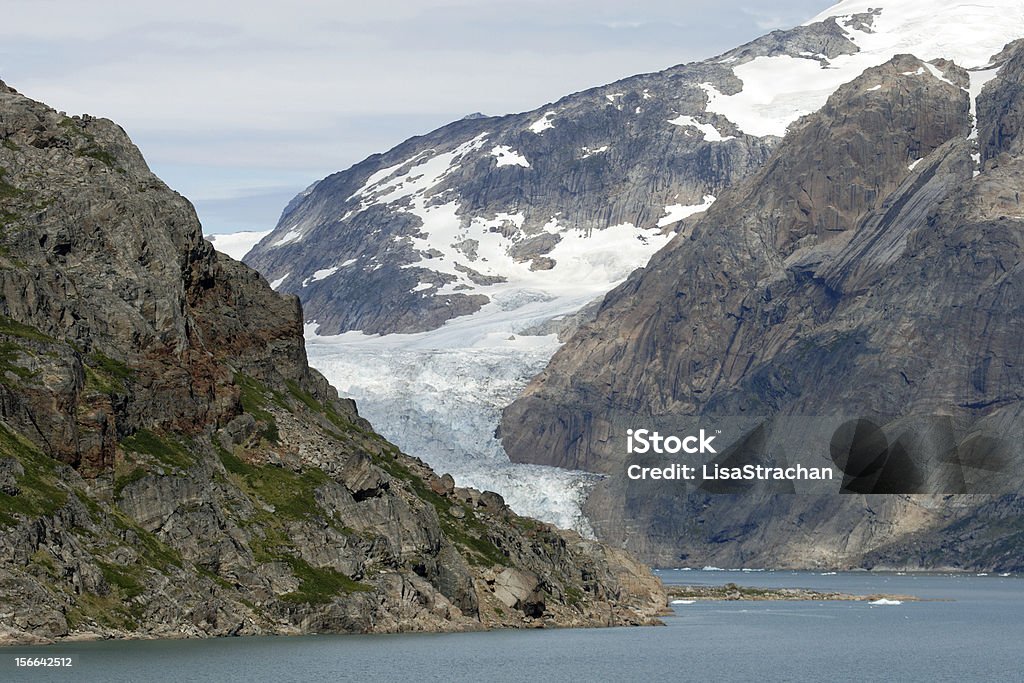 Ghiacciaio in Prins William Sound, Groenlandia - Foto stock royalty-free di Acqua