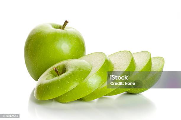 Apple Stockfoto und mehr Bilder von Apfel - Apfel, Fotografie, Freisteller – Neutraler Hintergrund