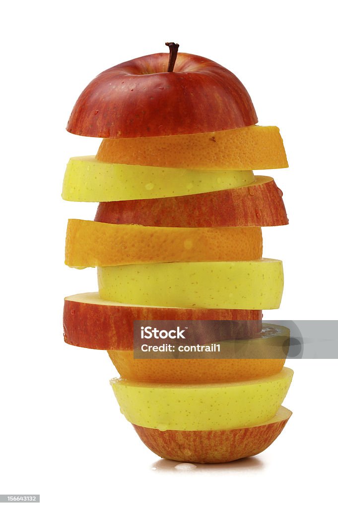 Fette di frutta - Foto stock royalty-free di Alimentazione sana