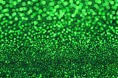 Blurred Green sparkles