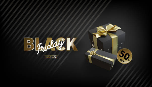 istock Black Friday Deals in Black and Gold 1566486379