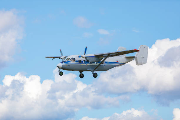 istock The plane on the field for skydivers. 1566560775