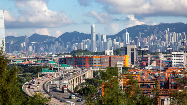 istock Hong Kong Scenery in the evening 1566573658