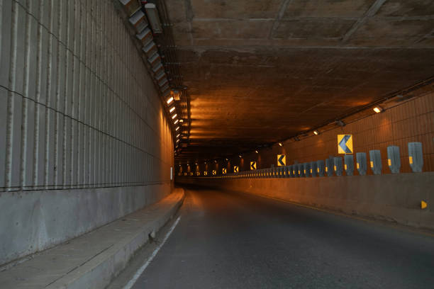 istock motorway tunel road. innovation of engineering technology good for the environment. 1566574464