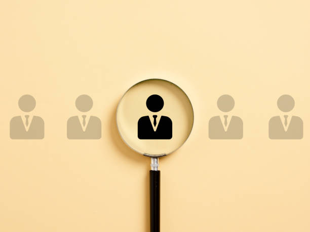 istock Finding or analyzing the best suitable employee for vacant position. Human resources and recruitment. 1566591908