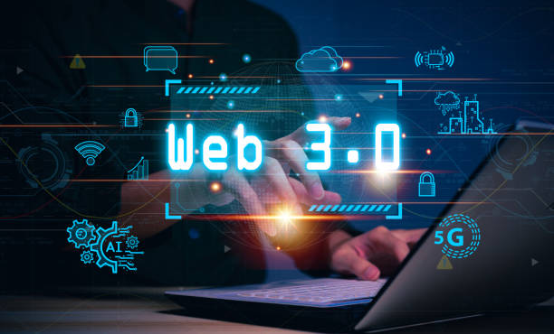 istock Businessman holding and touching using hologram the Web3.0, Cloud Computer technology, Innovation business computer network concept connected internet server for the future Network of Data. 1566629864