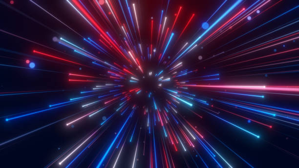 istock High Speed Flying Lines Neon Light, Technology Digital Abstract Background, 3d rendering 1566683756