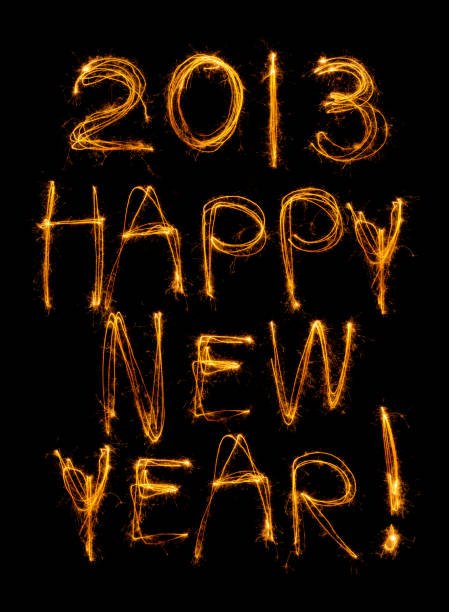 istock Happy New Year  2013 written in sparklers 156671801