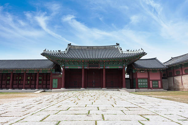 istock traditional Korean House 156672125