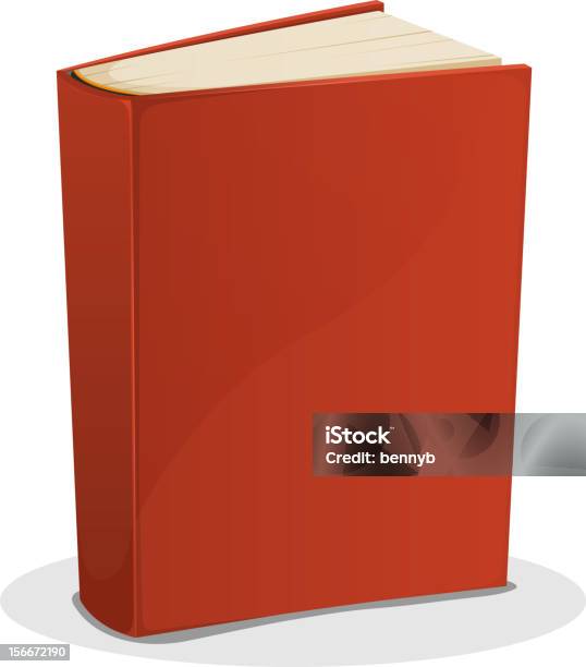 Vetores de Livro Vermelho Isolado No Branco e mais imagens de Capa de Livro - Capa de Livro, Livro Ilustrado, Aprender