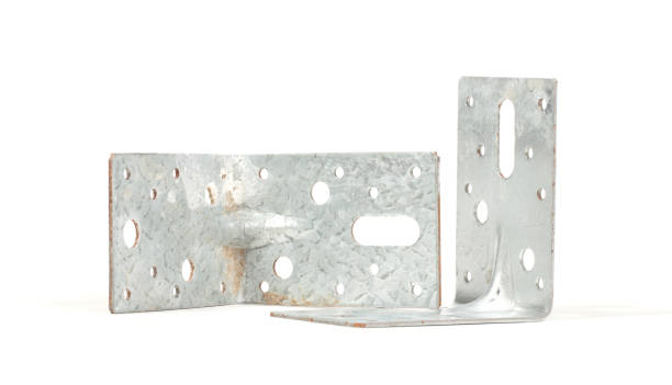 istock Angle metal profiles, isolated on white 1566769827