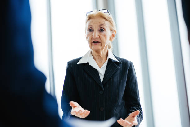 istock Seniors woman having conversation 1566773097