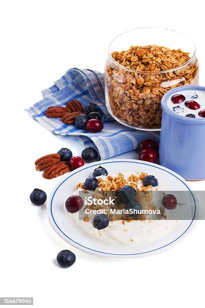 Gesundes Frühstück Stockfoto und mehr Bilder von Amerikanische Heidelbeere - Amerikanische Heidelbeere, Beere - Pflanzenbestandteile, Blau