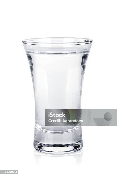 Shot Of Russian Vodka Stock Photo - Download Image Now - Shot Glass, Vodka, Cut Out