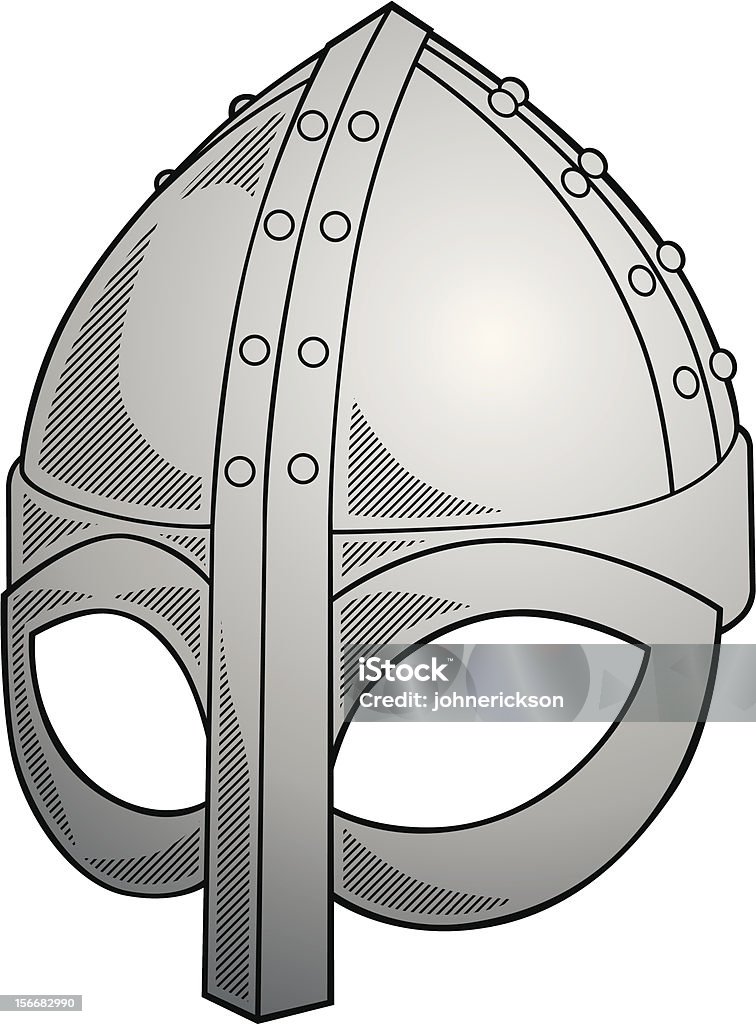 Viking Helm - clipart vectoriel de Casque de viking libre de droits