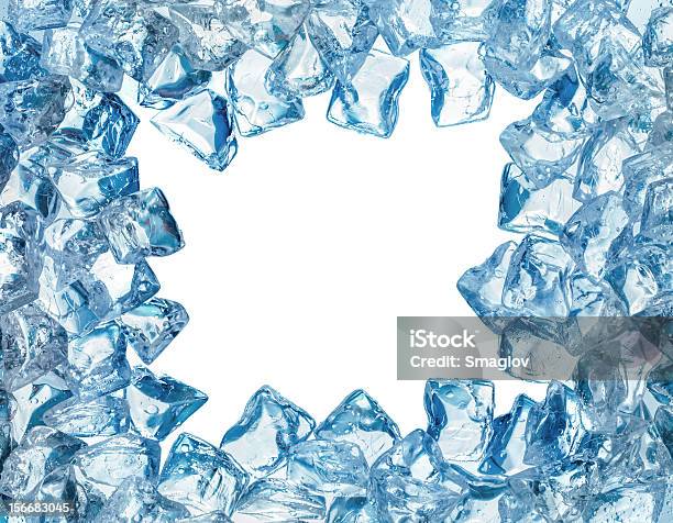 Foto de Quadro De Gelo e mais fotos de stock de Abstrato - Abstrato, Azul, Bloco