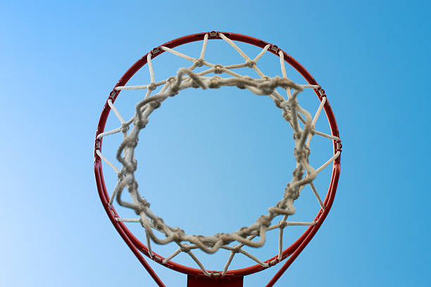 istock basket rim and net on a blue sky 156683114