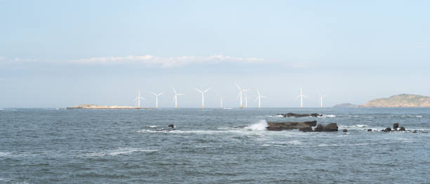 istock Offshore wind farms, renewable energy, clean energy 1566837314
