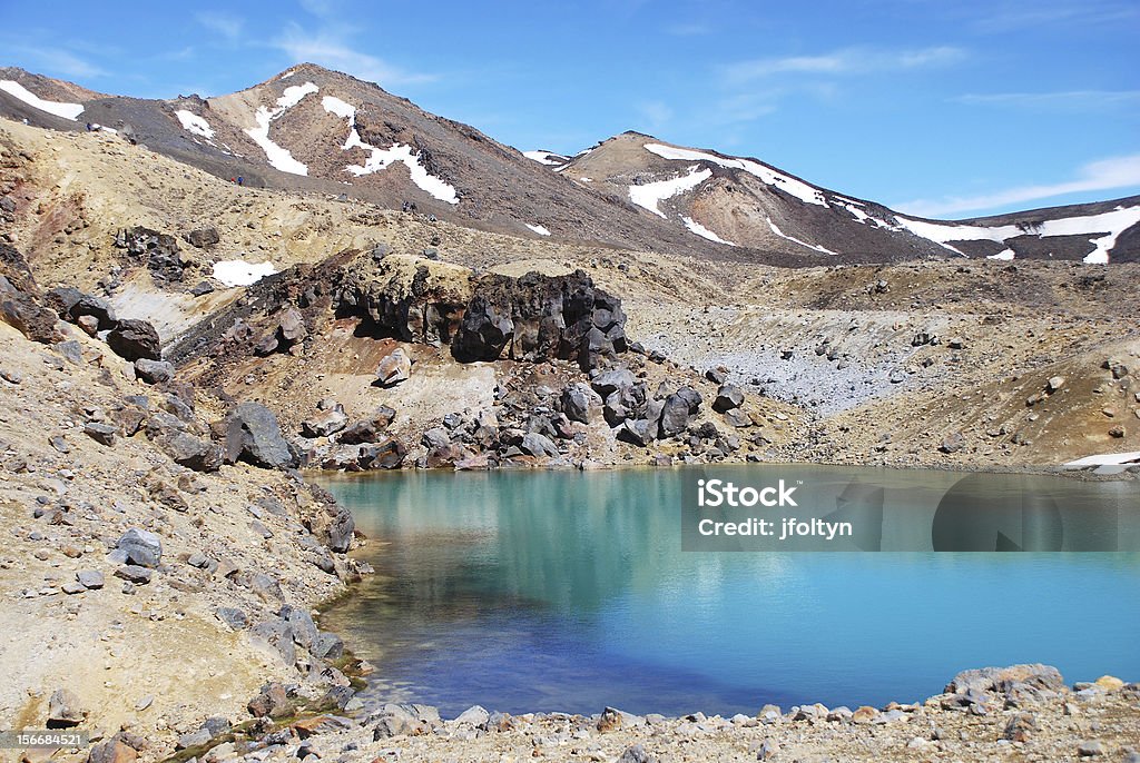 Emerald lakes, parque nacional de Tongariro, Nueva Zelanda - Foto de stock de Aire libre libre de derechos