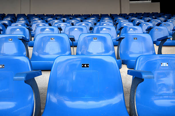 istock Seats in a football stadium 156685070