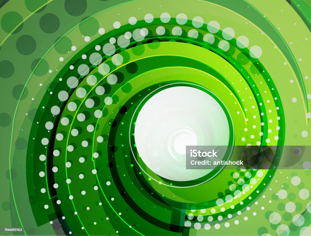 Фон зеленый swirl - Векторная графика Абстрактный роялти-фри