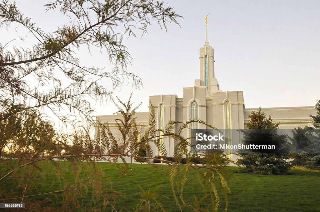 Mount Timpanogos-Tempel - Lizenzfrei Außenaufnahme von Gebäuden Stock-Foto