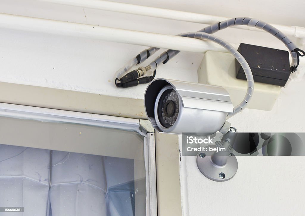 Security camera in the home Security camera in the home , Thailand Camera - Photographic Equipment Stock Photo