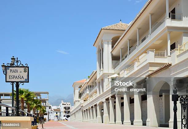 Sunny Square Hiszpanii W Nerja - zdjęcia stockowe i więcej obrazów Nerja - Nerja, Plac, Andaluzja