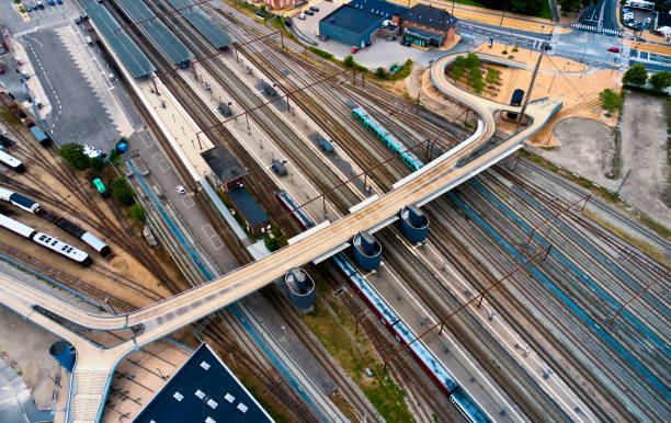 istock Shunting yard near Odense railway station 1566875109