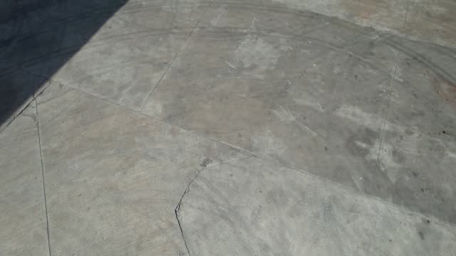 Concrete floor from above