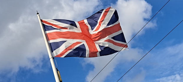 British Flag and sky