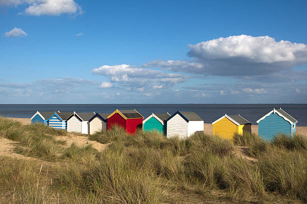 istock Beach Huts, Southwold, Suffolk, England 156700590