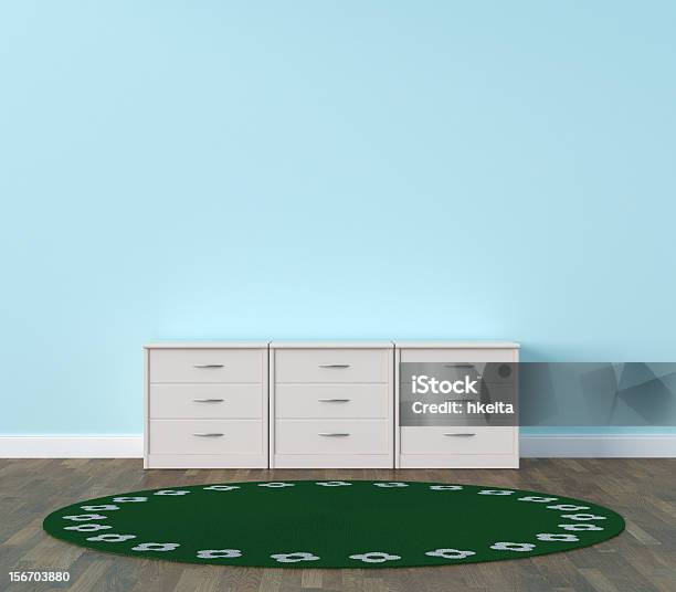 Modern Interior Stock Photo - Download Image Now - Apartment, Blue, Carpet - Decor