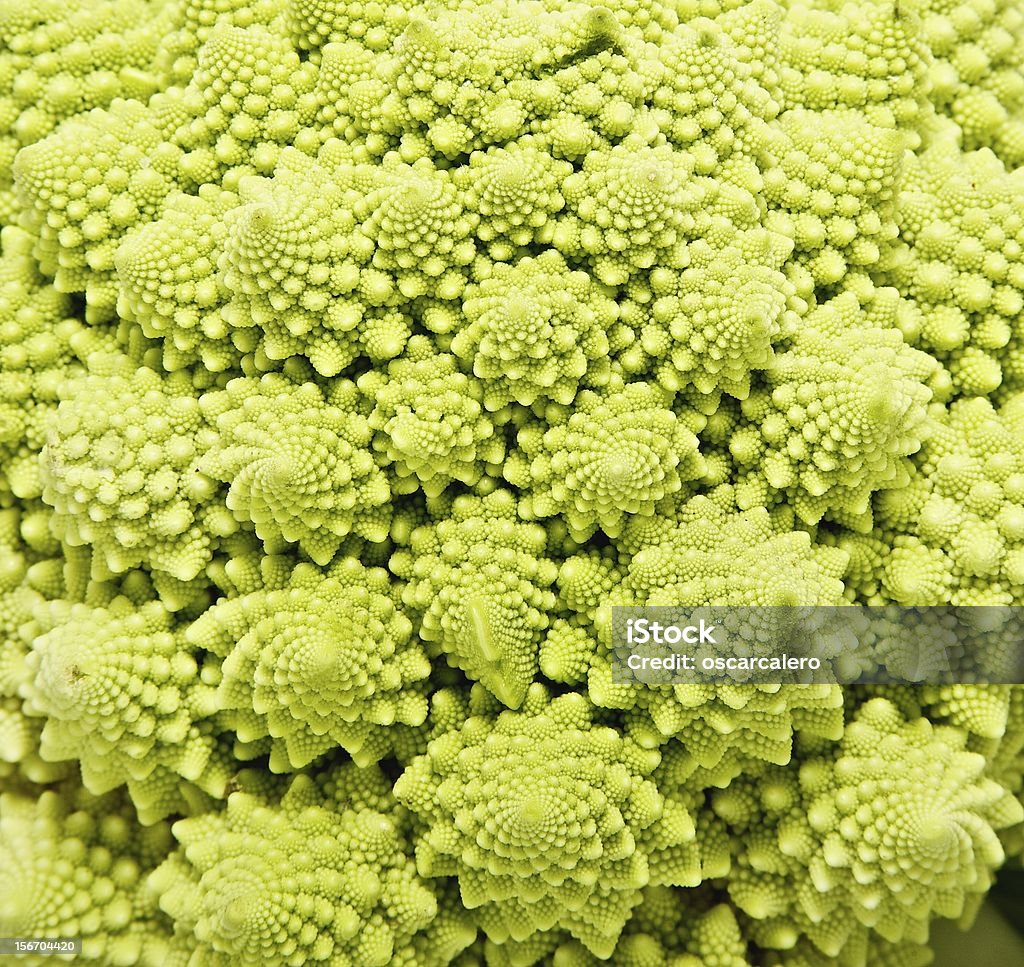 Romanesco Brokkoli Nahaufnahme - Lizenzfrei Form Stock-Foto