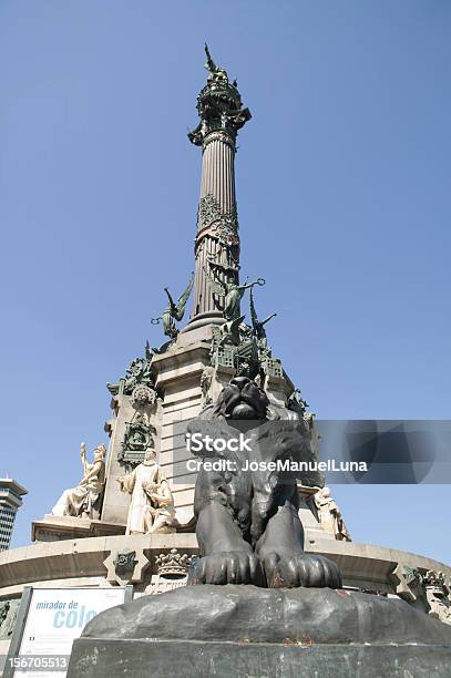 モニュメントバルセロナで - スペイン バルセロナのストックフォトや画像を多数ご用意 - スペイン バルセロナ, バルセロナ コロンブス記念碑, バルセロナ港