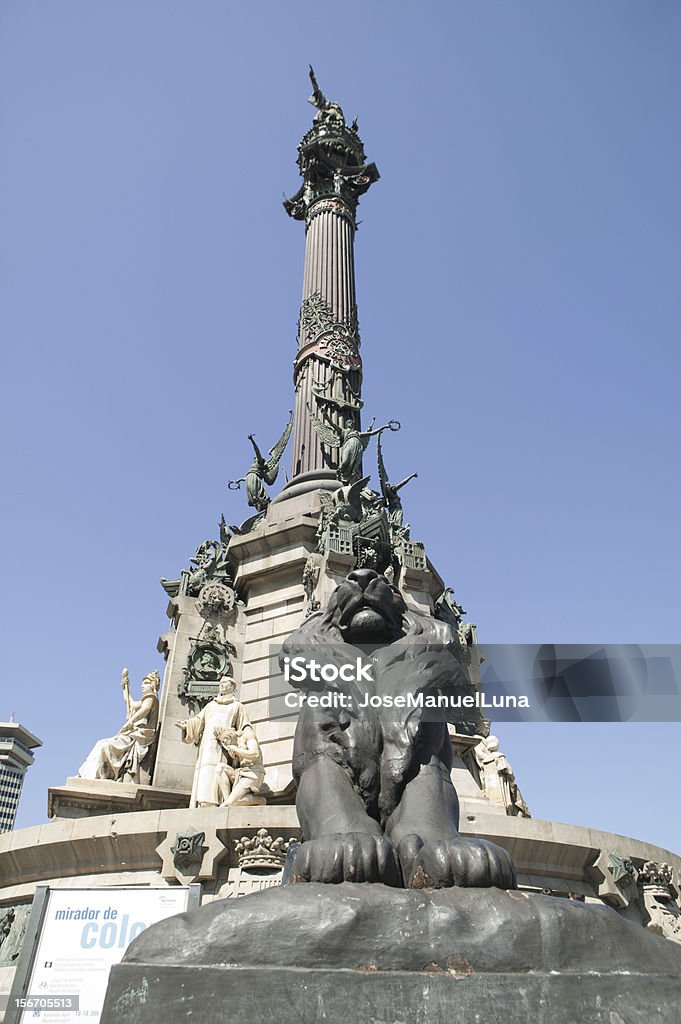 Pomnik w Barcelonie - Zbiór zdjęć royalty-free (Barcelona - Hiszpania)