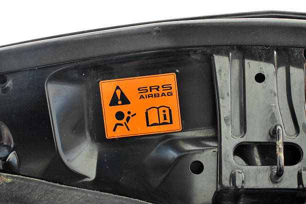 istock Air bag symbol on car hood 156706534