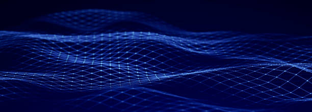 istock Digital technology background. Network connection dots and lines. Futuristic background for presentation design. 3d 1567067435