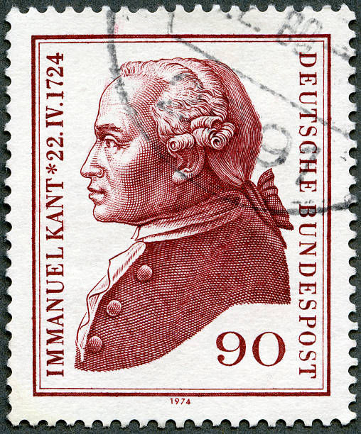 Germany 1974  shows Immanuel Kant (1724-1804), philosopher Germany 1974 postage stamp printed by Germany shows Immanuel Kant (1724-1804), philosopher, circa 1974 immanuel stock pictures, royalty-free photos & images
