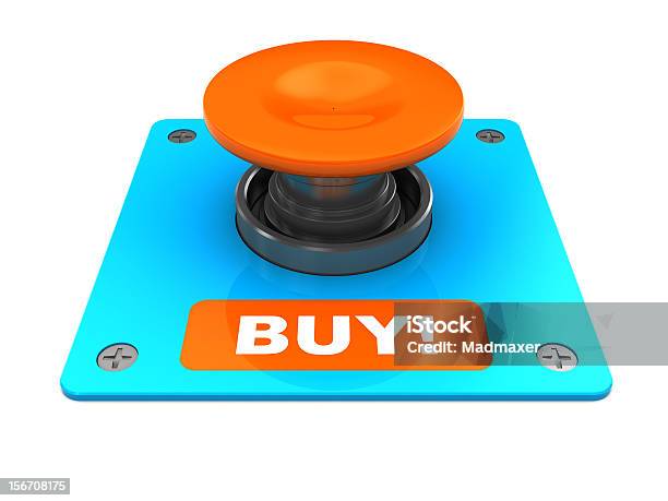 Comprar Botão - Fotografias de stock e mais imagens de Botão - Peça de Máquina - Botão - Peça de Máquina, Buy - Palavra inglesa, Compra online