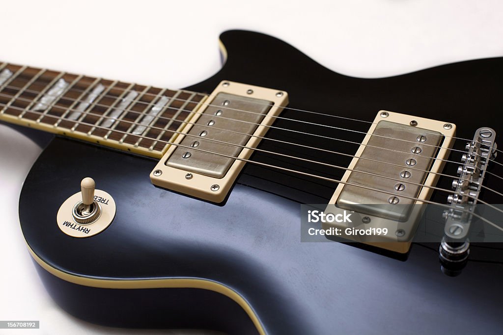 Guitarra elétrica - Foto de stock de Cor Preta royalty-free