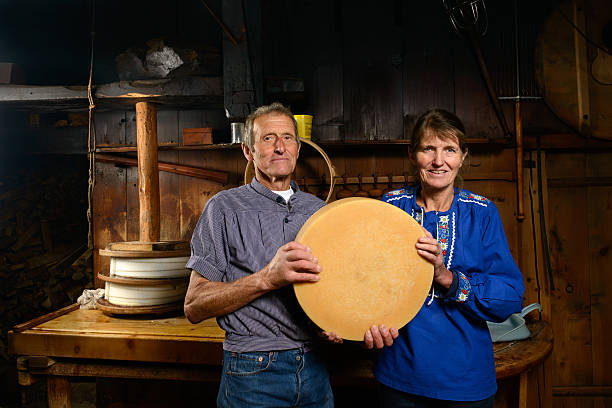 istock Traditional Swiss cheese making 156712512