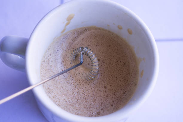 Milk-coffee frother machine uses for making milk or coffee foam